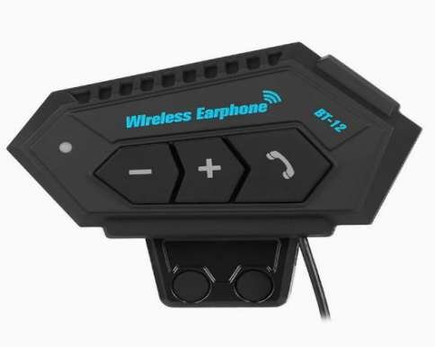 Intercomunicador Bluetooth BT-12 Manos Libres para Casco